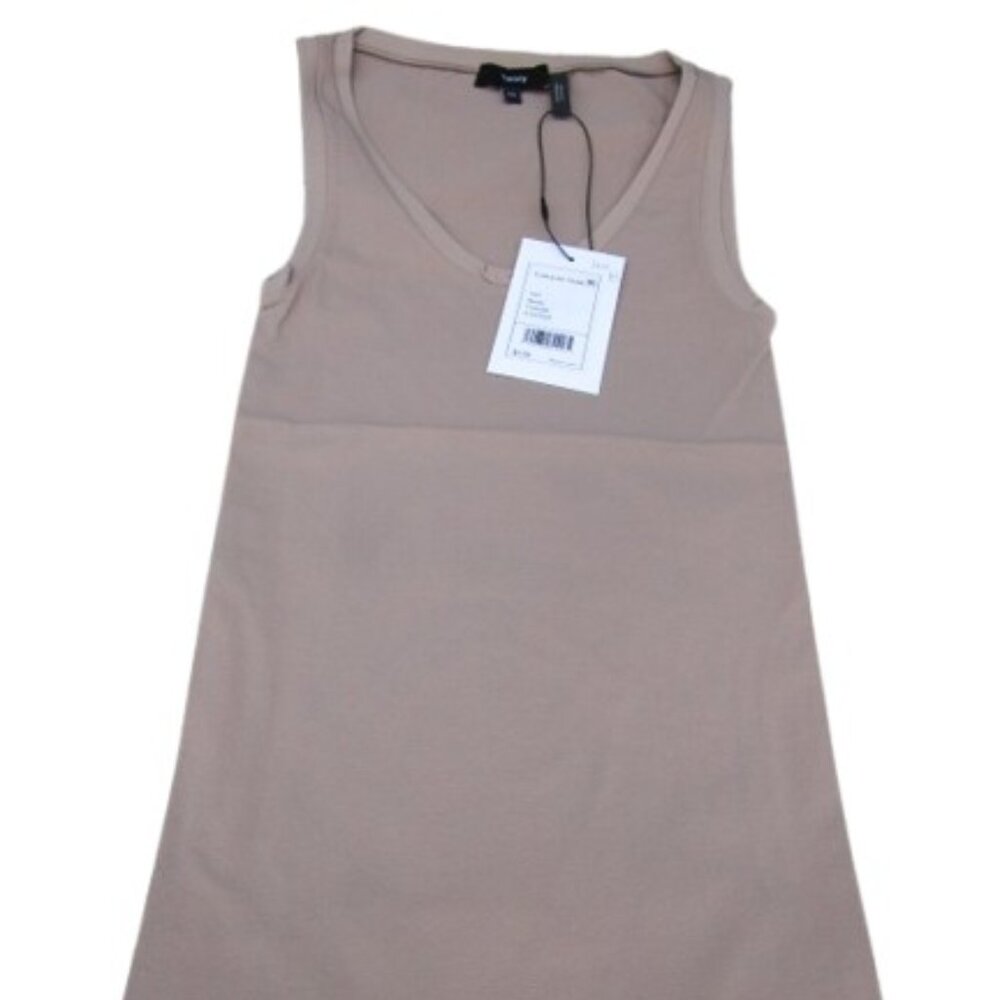 Theory Tank Top in Light Taupe